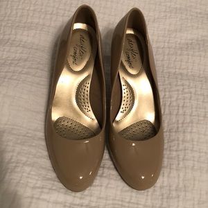 Payless Patent Nude Heels